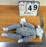 VINTAGE PORCELAIN DOLL: LAMB