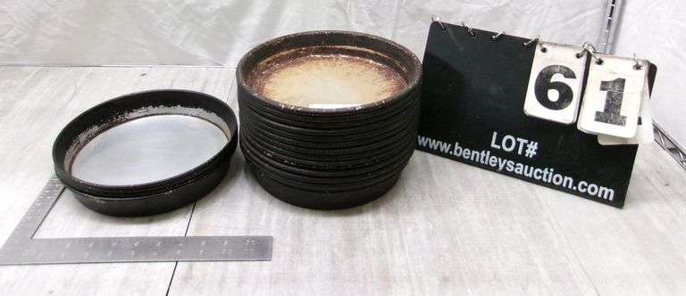 STACK OF STOVE DRUM COVERS, 18 QTY