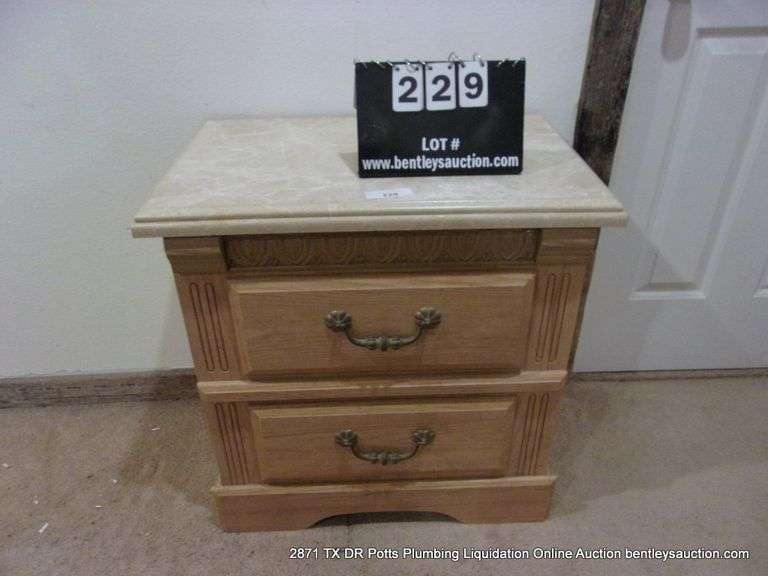2-DRAWER BEDSIDE NIGHTSTAND