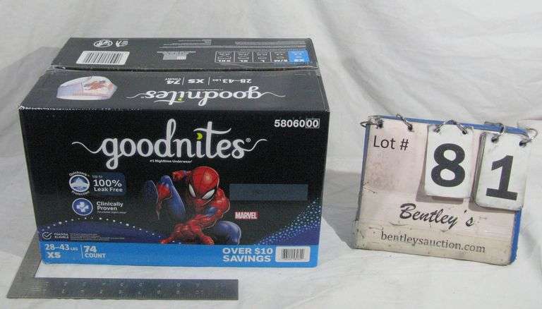 GOODNITES NITE TIME UNDERWEAR, XS 28-43 LBS - BOYS