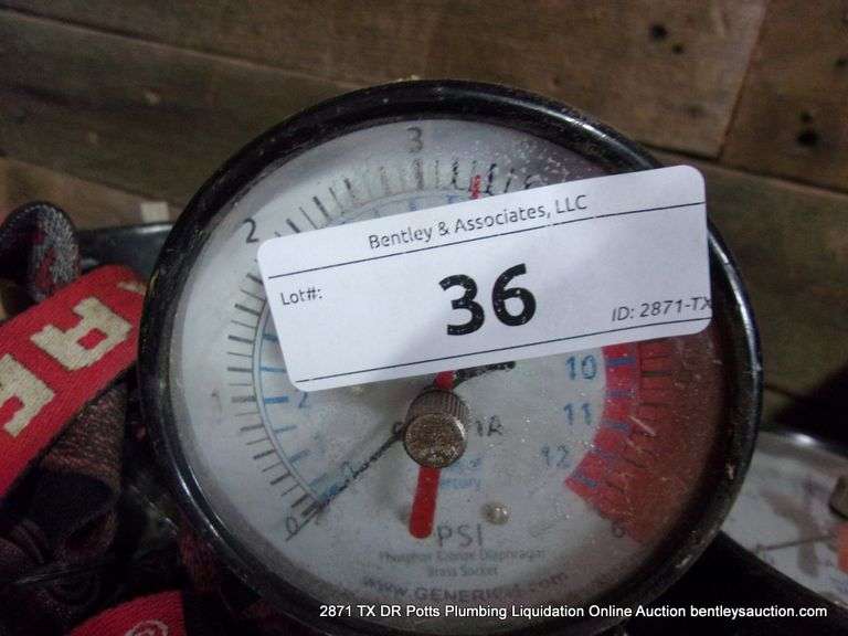 LOT: A RICH GAUGES AND HEADLAMPS