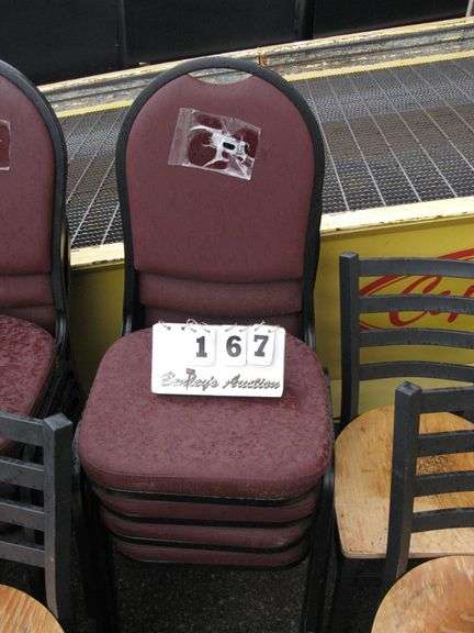 SET OF 4: BANQUET CHAIRS