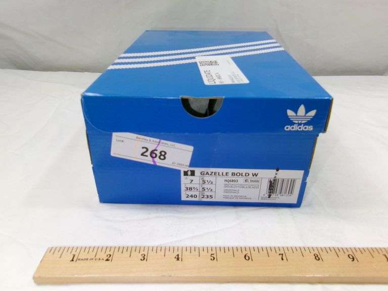 ADIDAS GAZELLE BOLD, SIZE 7
