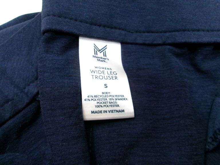 WOMEN'S WIDE LEG TROUSERS, SIZE SMALL