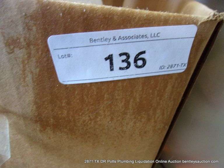 BOX: SLOAN KITS, BOWL WAX, T&S BRASS DRAIN