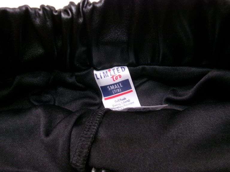 LIMITED BLACK LEATHER SKIRT, SIZE SMALL