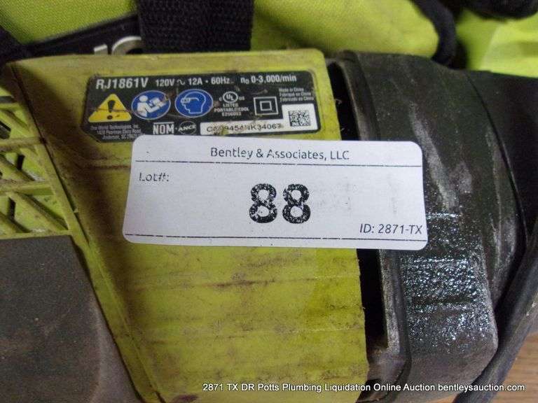 RYOBI SAWZALL  BATTERIES & CHARGER