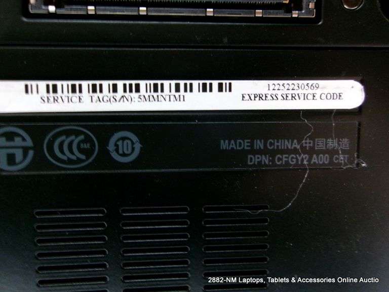 DELL LATITUDE E6510 INTEL CORE I5 WINDOWS 7 - NO CORD