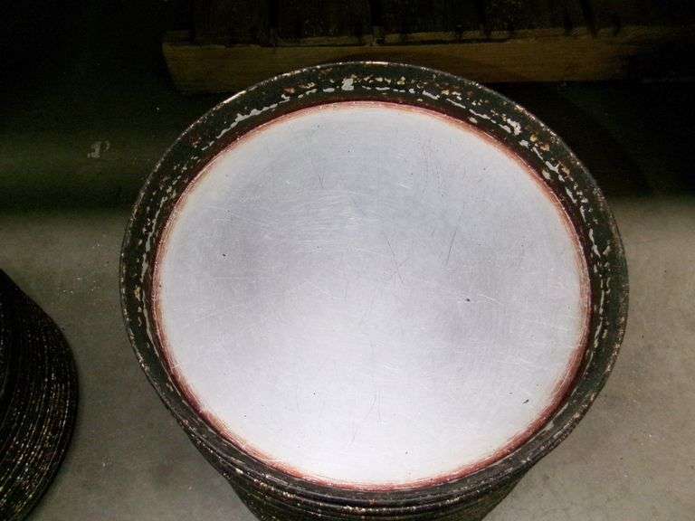 STACK OF STOVE DRUM COVERS, 45 QTY