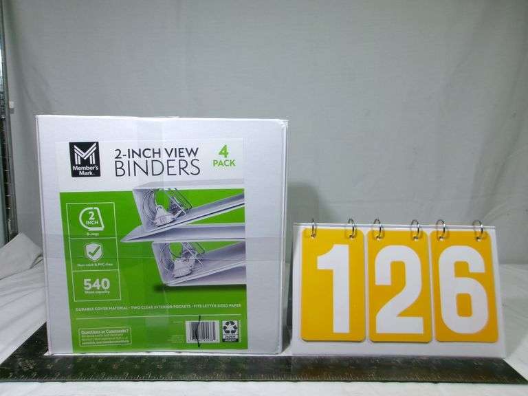 4-PACK 2" VIEW BINDERS