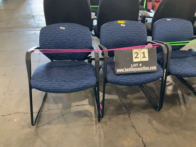 HON MODEL: 6216PE 90T BLUE FABRIC W/ SILVER ACCENT STRIPS (2X MONEY)