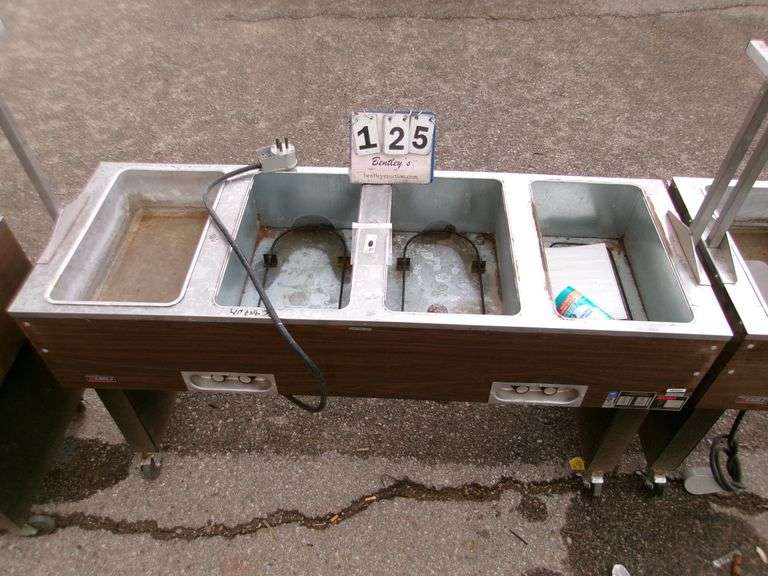 COMMERCIAL HOT FOOD TABLE