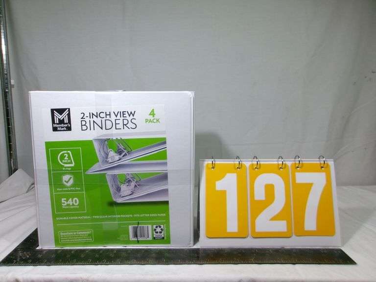 4-PACK 2" VIEW BINDERS