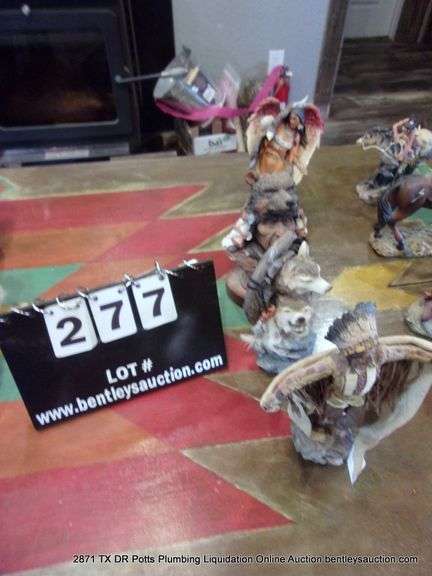 LOT: (4) INDIGINOUS FIGURINES