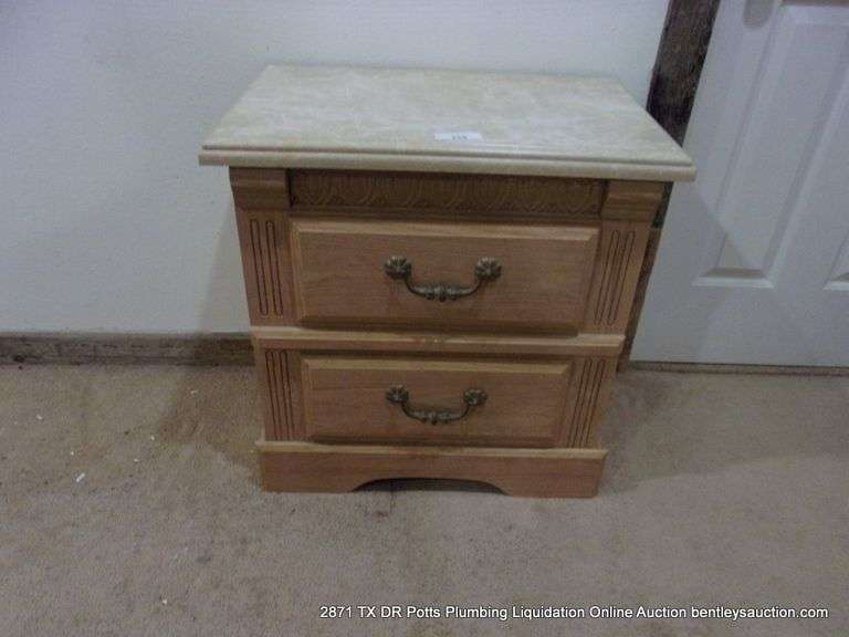 2-DRAWER BEDSIDE NIGHTSTAND