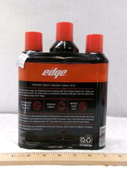 EDGE SHAVE GELL, SENSITIVE SKIN, 3PC.