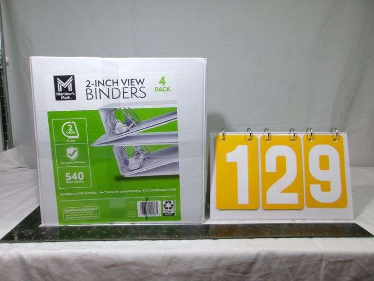 4-PACK 2" VIEW BINDERS