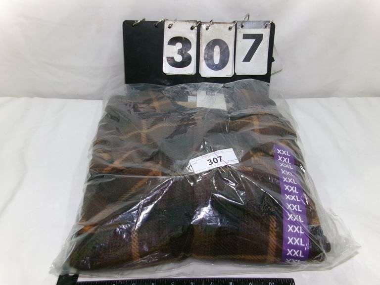 MEN'S FLEECE SHACKET, SIZE XXL