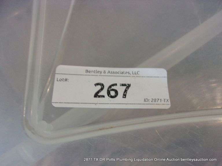 CLEAR POLY TOTE & SMALLER LID