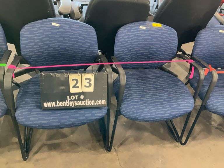 HON MODEL: 6216PE 90T BLUE FABRIC W/ SILVER ACCENT STRIPS (2X MONEY)