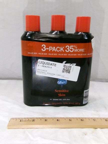 EDGE SHAVE GELL, SENSITIVE SKIN, 3PC.