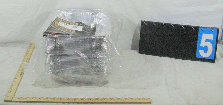 36-PACK STEAM TABLE PANS - HALF SIZE