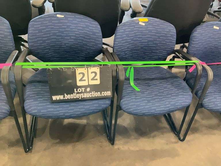 HON MODEL: 6216PE 90T BLUE FABRIC W/ SILVER ACCENT STRIPS (2X MONEY)