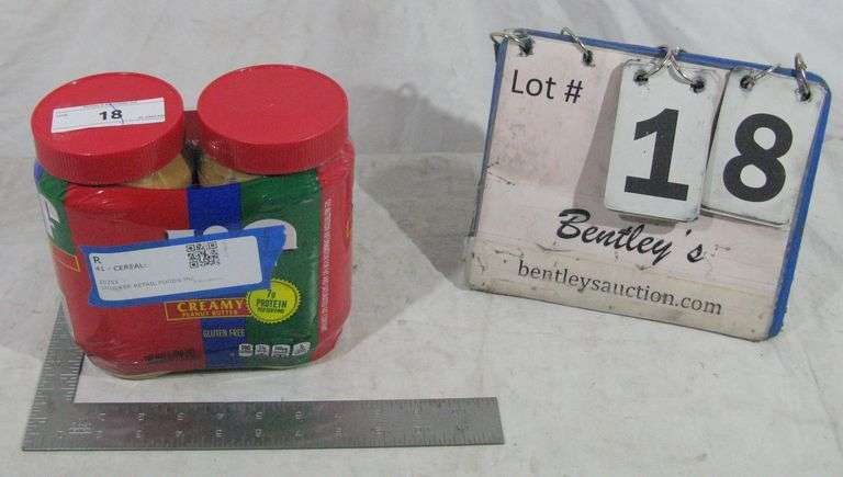 (2) 48 OZ JIF CREAMY PEANUT BUTTER