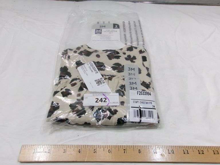 BABY GIRL PLAYWEAR SET, CHEETAH - SIZE 3M