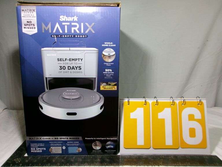 SHARK MATRIX SELF-EMPTY ROBOT