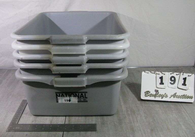 STACK: (5) BUS TOTES