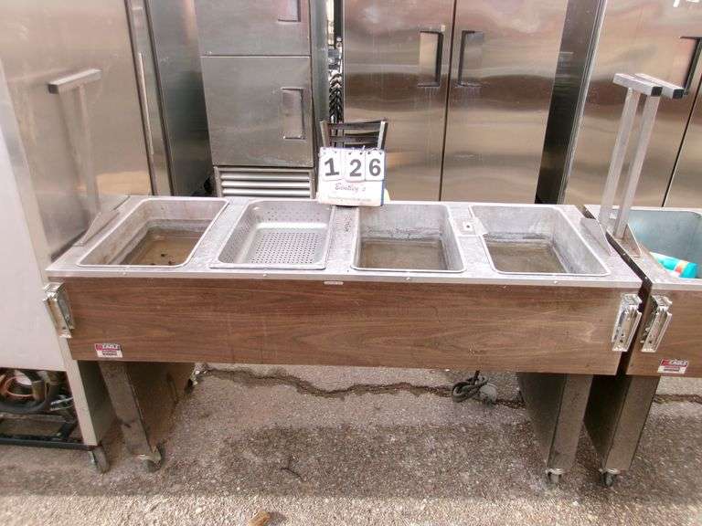 COMMERCIAL HOT FOOD TABLE