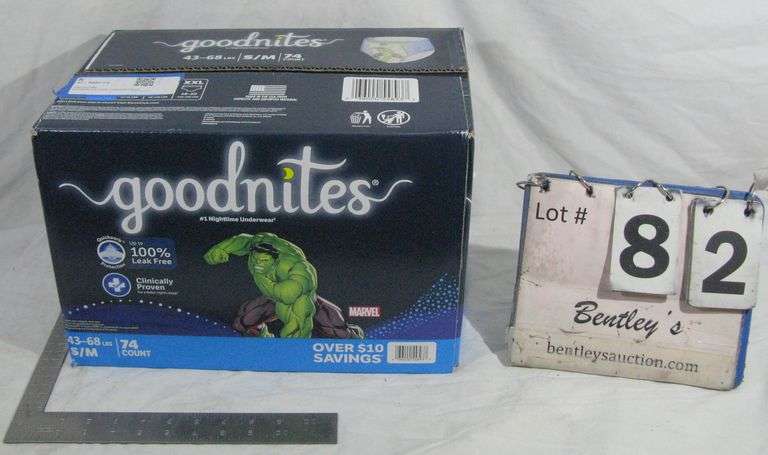 GOODNITES NITE TIME UNDERWEAR, S/M 43-68 LBS - BOYS