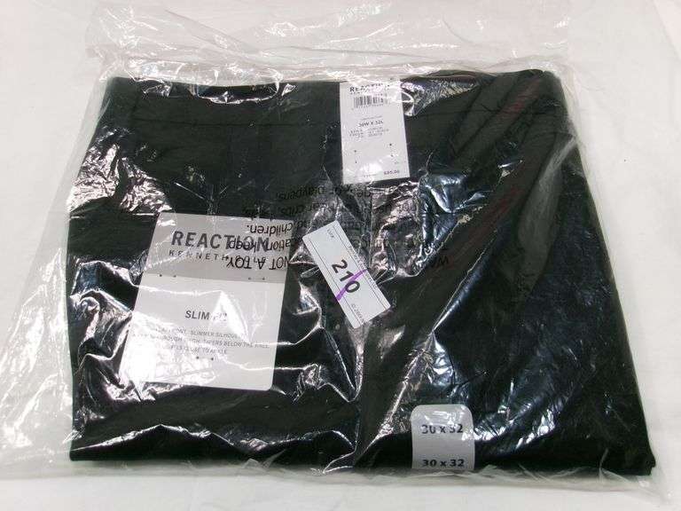 MENS BLACK DRESS PANTS, 30W X 32L