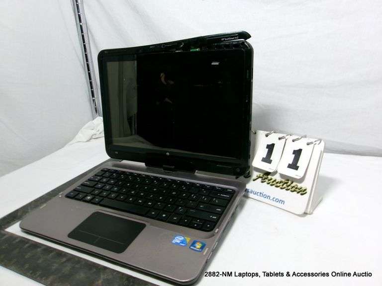 HP TOUCH SMART TM2 INTEL CORE DUO WINDOWS 7 - NO CORD, BROKEN SCREEN FRAME