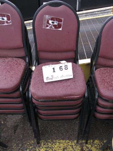 SET OF 5: BANQUET CHAIRS