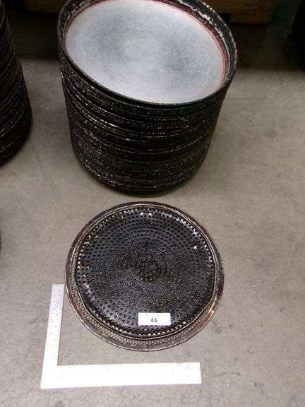 STACK OF LARGE STOVE DRUM COVERS, 34 QTY