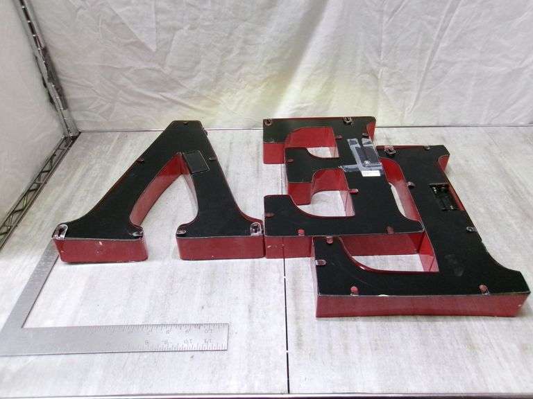 3-LETTER DISPLAY LIGHTS