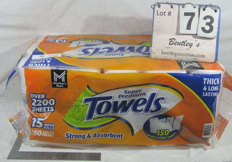 15 MEGA ROLLS: MM PAPER TOWELS