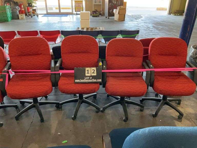 HON MODEL: 2092PE 42T RED W/ YELLOW ACCENT ADJUSTABLE HEIGHT (4X MONEY)