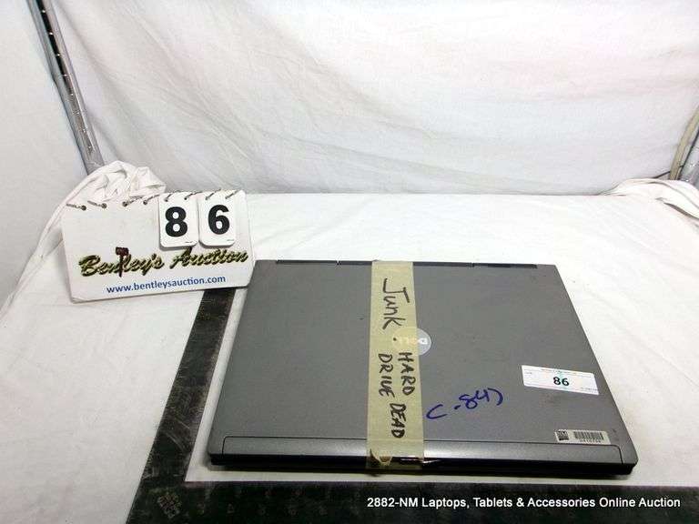 DELL LATITUDE D820 INTEL CENTRINO - NO CORD