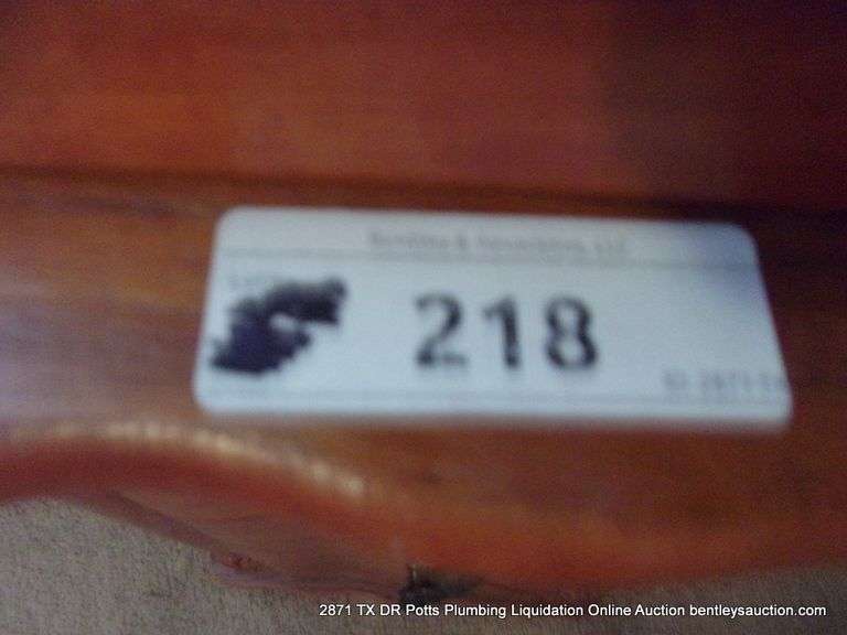 WOOD JEWELRY CABINET W/ 4 LEGS