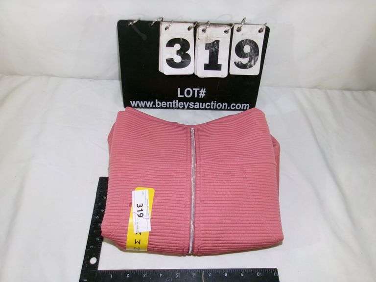 DKNY OTTOMAN FULL ZIP ROSE, MEDIUM