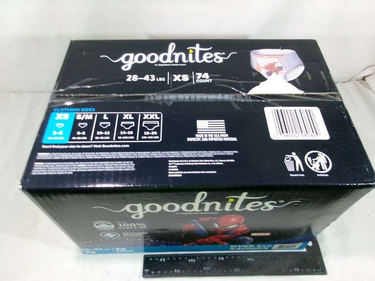 GOODNITES NIGHTTIME UNDERWEAR