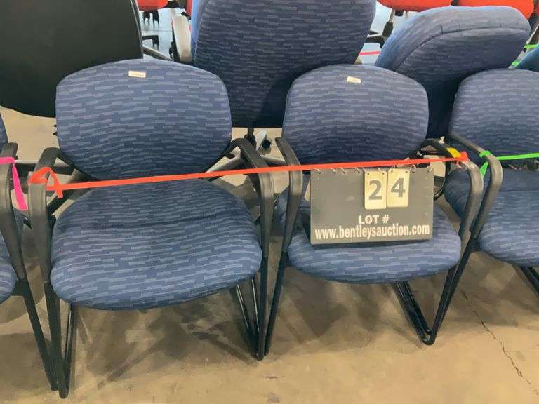 HON MODEL: 6216PE 90T BLUE FABRIC W/ SILVER ACCENT STRIPS (2X MONEY)