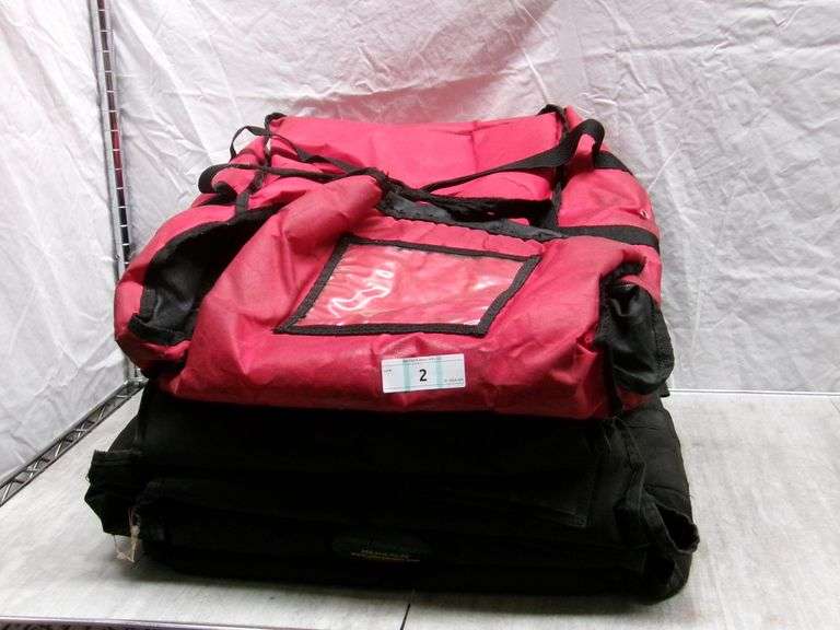 4: DELIVERY PIZZA BAGS, 4 X MONEY