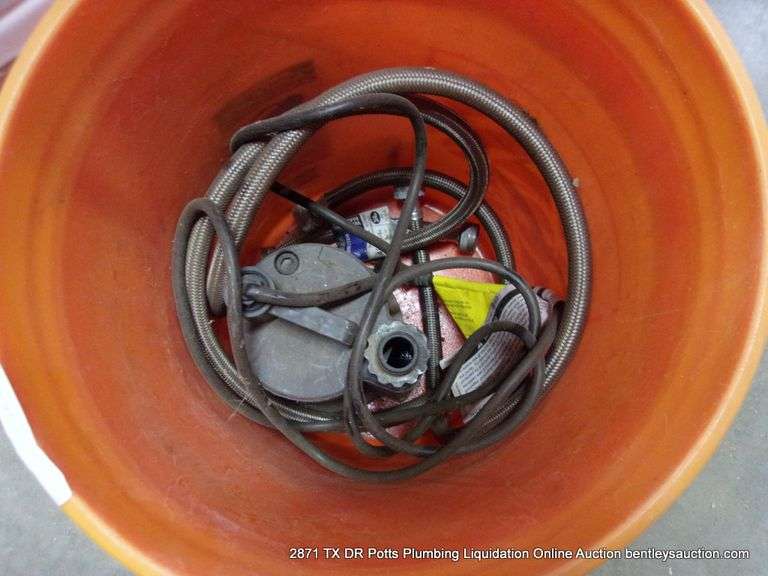 BUCKET: DRYWALL SCREWS AND SUMP PUMP