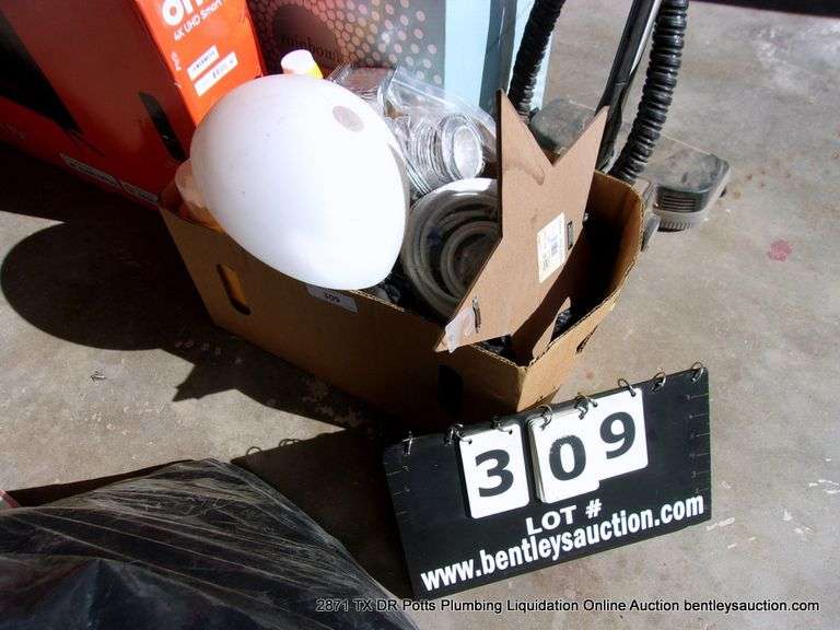 BOX: LAMPSHADE, AMERICAN STAR, BROADBAND CABLE, FOOD TRAYS, TOILET PAPER