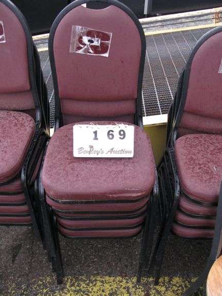 SET OF 5: BANQUET CHAIRS