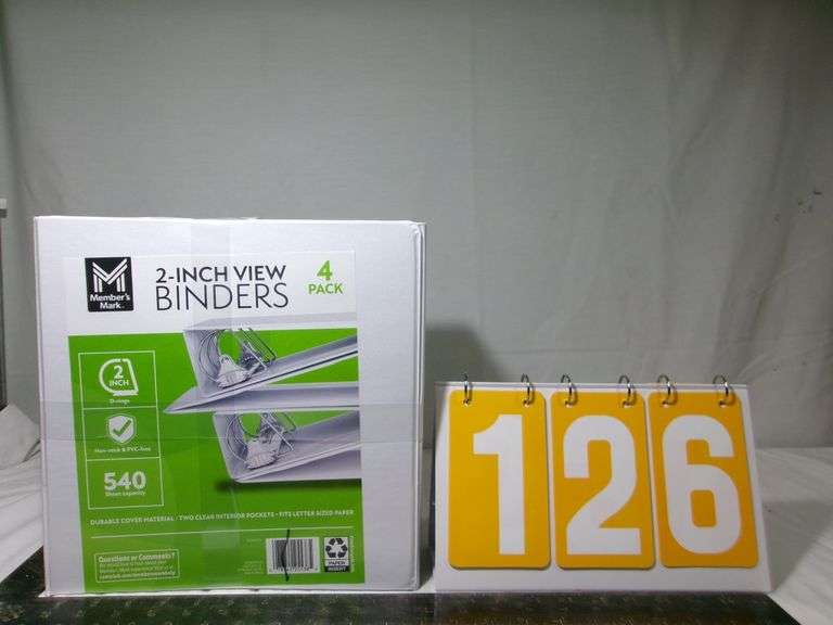 4-PACK 2" VIEW BINDERS